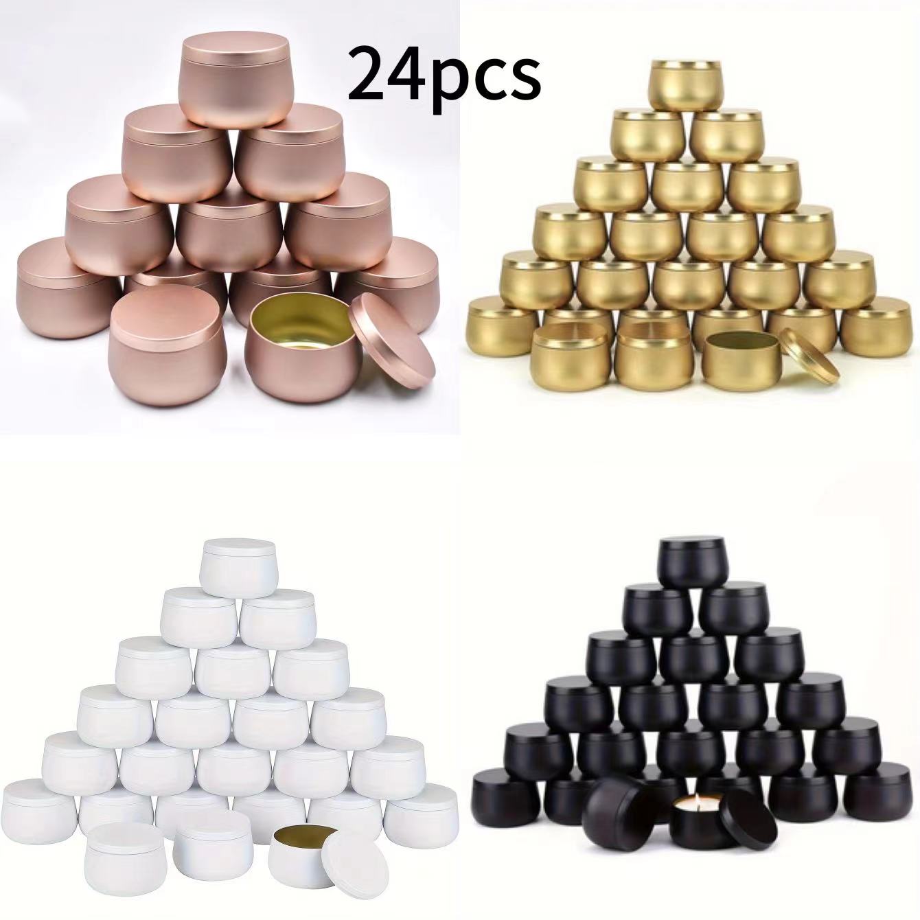 Mehrzweckdosen „24 Stück 4/8 U – Candle Making Jars With Lids Bewertung und Preis